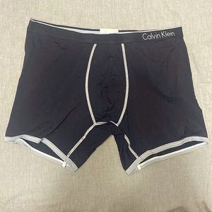 Calvin Klein boxer briefs. Black and white. XL